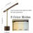 Modern LED Table Lamp With Adjustable Folding Arm, Touch Control, 3 Colour Modes, Dimmable