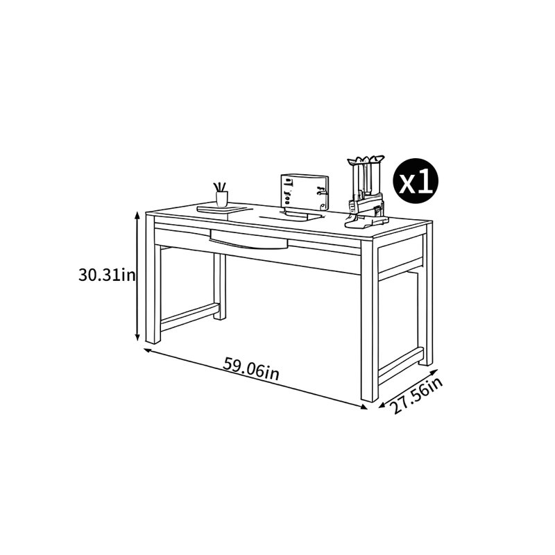 Jolanda, 30.31” H x 59.06” W x 27.56” D
