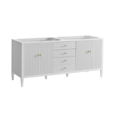 Myrrin 72'' W Double Bathroom Vanity Base