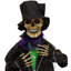Skeletons Haunted Hill Farm 5 pi. Marty Voodoo squelette marié, Halloween animatronique aux yeux rouges