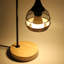 Lampe de table en bois massif Sabaah