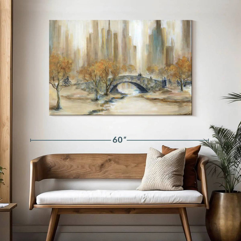 Sireci Empty Central Park, 32" H x 48" W