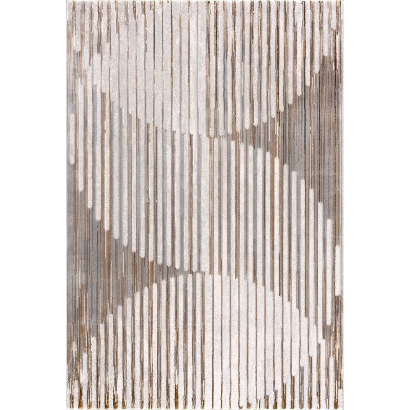 Grefe Striped Indoor Rug, Rectangle 6' x 9'