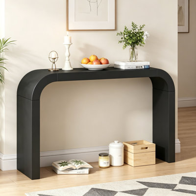 Console moderne avec pieds robustes