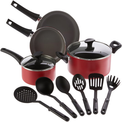 12 - Piece Non-Stick Aluminum Cookware Set