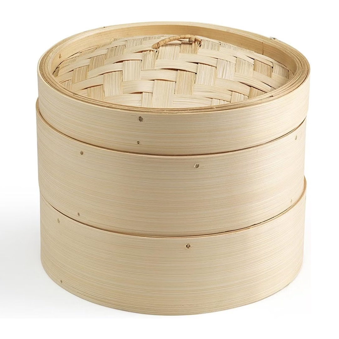 Ken Hom Bamboo Steamer Basket with 20cm Diameter