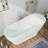 59" Slipper Freestanding Soaking Oval Bathtub, Cupc Certified, Spa-Inspired Design For Modern Bathrooms