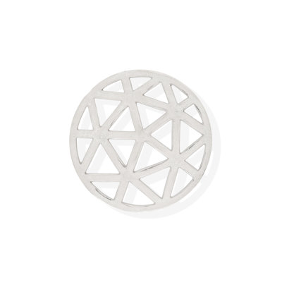Modern Facet Handcrafted Aluminum Trivet – 8"