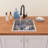 22X19x12” Stainless Steel Kitchen Sink Freestanding Utility Sink with Deep Bowl and Baffle