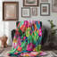 Vibrant Cactus Art - 1 pièce Sherpa Premium-100733661