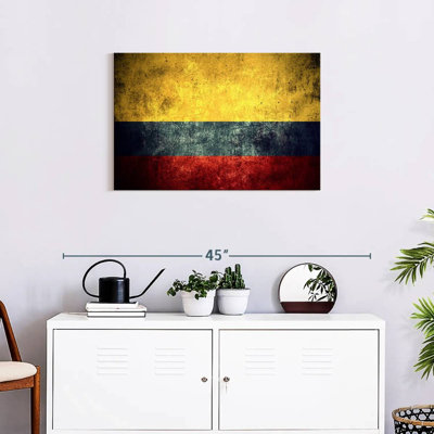 Grunge Colombian Flag