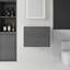 Meuble-lavabo flottant avec portes à fermeture douce et rangement spacieux-133467414