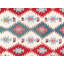 Tapis turc ivoire / rouge / bleu en laine tissé à la main Turkish Kilim