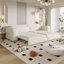 93" King Size Pull Out Sofa Bed-1239623461
