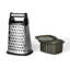 KitchenAid® Gourmet 4-Sided Stainless Steel Box Grater with Detachable Storage Container-619548936