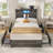 Farmhouse Storage Bed with 4 Drawers-1370590948-1346354710