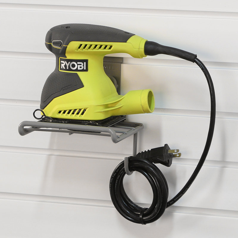 Slatwall 6" Shelf With Cord Holder