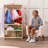 ECR4Kids Mila Sherpa Toddler Arm Chair with Removable Wooden Legs, Kids Furniture-93757373