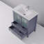 Ensemble de meuble-lavabo simple à simple cuve 30 po de largeur x 18,25 po de profondeur avec comptoir en céramique-1734493864-1734493865