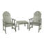 Chaise Adirondack en plastique avec table Anette-541811243