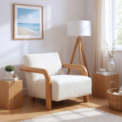 Chaise d'appoint Suublem Coton Blanc