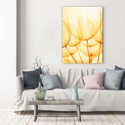 Dandelion Seeds - Wrapped Canvas Print