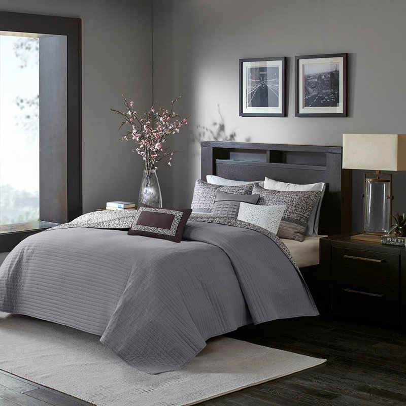 Ensemble de courtepointe pour lit double / grand lit 1 pièce, Full/Queen Duvet Cover + 5 Additional Pieces