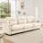 3-Seate Modular Sectional Couch,Soft Chenille Fabric High-Density Foam,Tufted Cushion Backrest Design Ergonomic Design,Elegant Armrests,High Quality Wooden Base-948380541