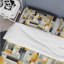 Ensemble de housse de couette géométrique jaune et gris Metropolitan-540825559