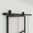 36'' x 84'' Glass with Installation Hardware Kit Barn Door