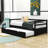 Twin Wooden Daybed with Twin Size Trundle-1877143001
