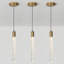 Solem 1-Light Modern Pendant Kitchen Island Crystal LED Light Cylinder Style-1648104447