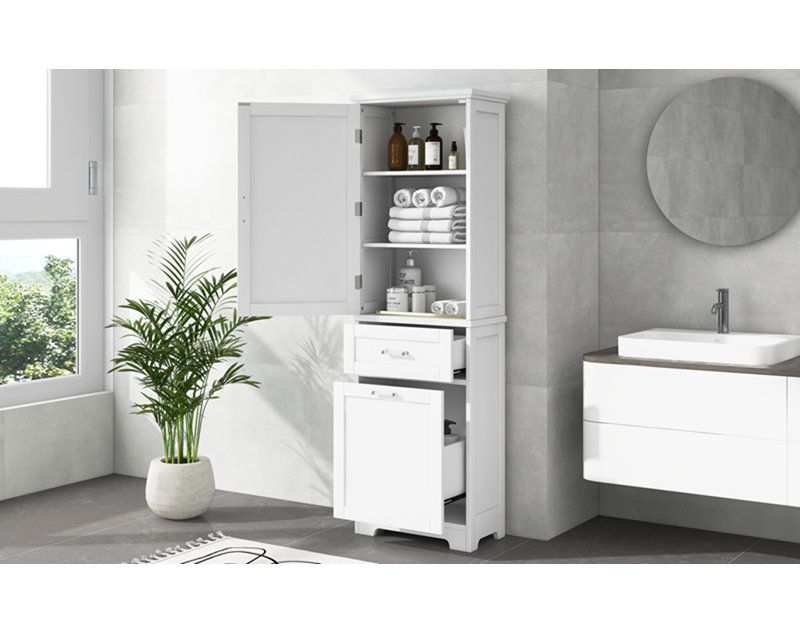 Medra Bathroom Cabinet, White