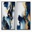 «Abstract Geode Marble Blue I», 2 pièces-920767950-920767949