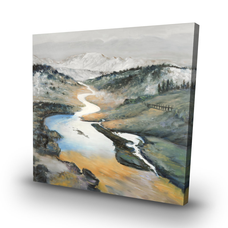 Landscape - 32"x32" art on canvas