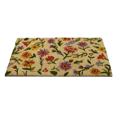 Tossed Wildflowers Doormat 18x30
