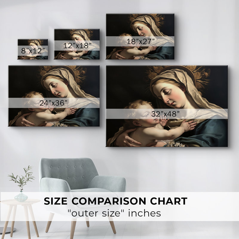Série religieuse VI - Cavas enveloppés de galerie, 8 x 12