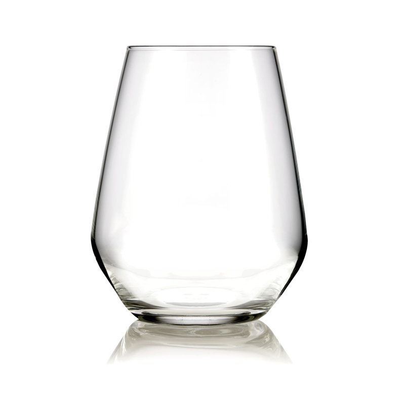 Libbey Signature ClearFire Stemless Wine Glasses Set of 6