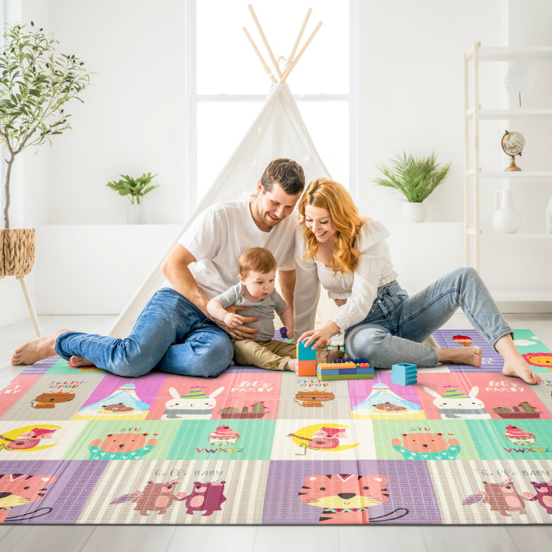 Tapis en mousse pour enfants Safari Party de 78 po Sorbus