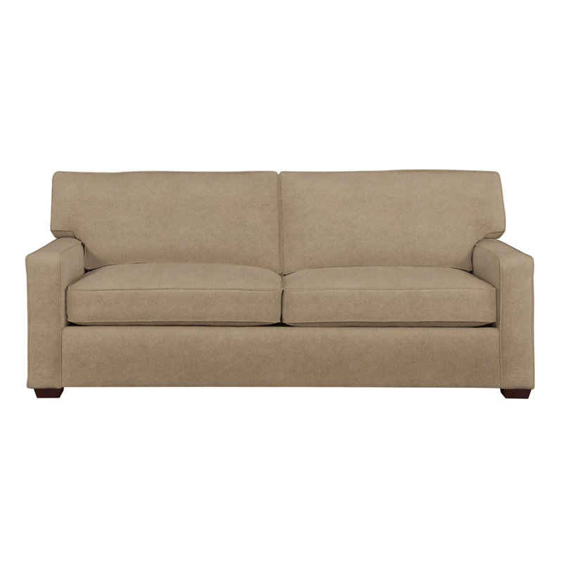 Taylor Upholstered 88'' Sofa, Bella Toast Performance Velvet