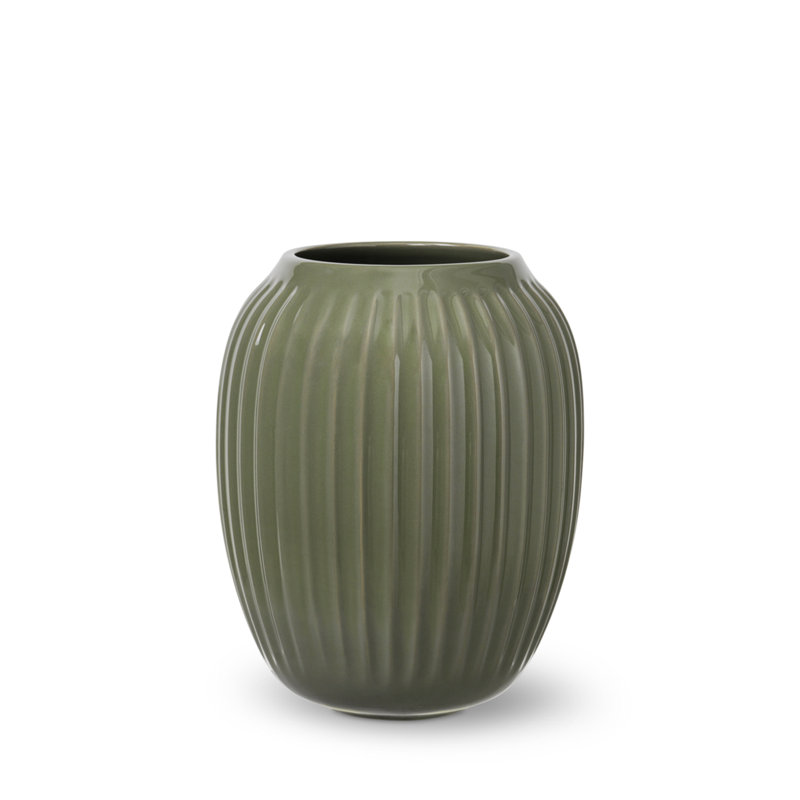 Hammershøi Stoneware Table Vase, 8.3" H x 6.7" W x 6.7" D