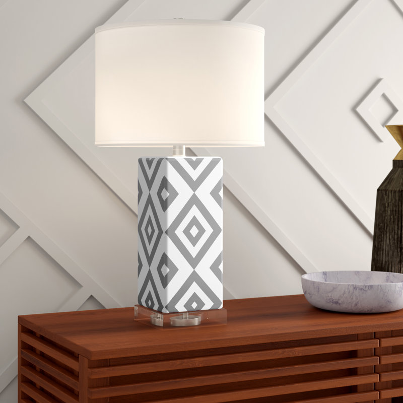 Table Lamp, Gray