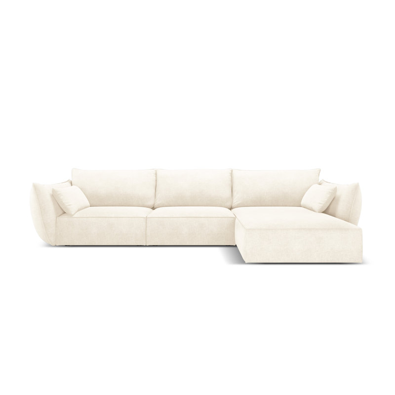 Aeneus 4 Seater Corner Sofa , Light Beige