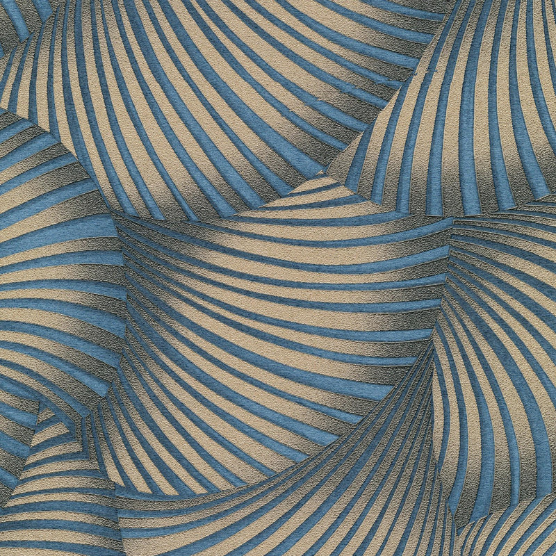 Twill Wallpaper Sample, Blue