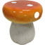 Statue tabouret Mushroom, tabouret de jardin extérieur en résine, tabouret surdimensionné à base de forêt 13,8 pouces, tabouret d'intérieur Courtyard-129473133