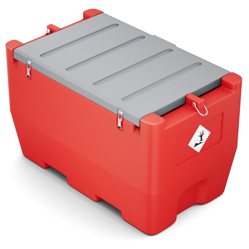 Réservoir de carburant portatif 50 gallons avec pompe 12 V - débit de 10,6 GPM, compatible multi-carburant