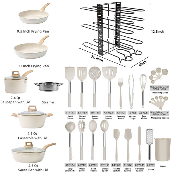 7-Piece Cookware Set Constructed in 18/10 Stainless Steel - SMITH  DISTRIBUTORS