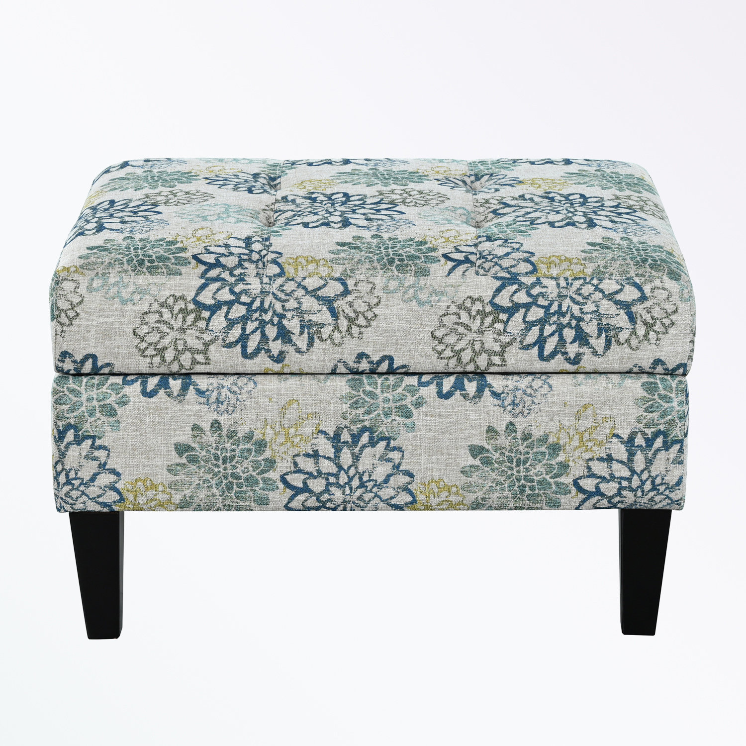 Red Barrel Studio® patten design ottoman with soft cushion and sturdy ...