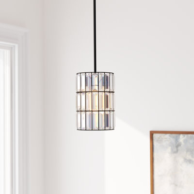 Luminaire suspendu cylindrique à 1 lumière Kristina