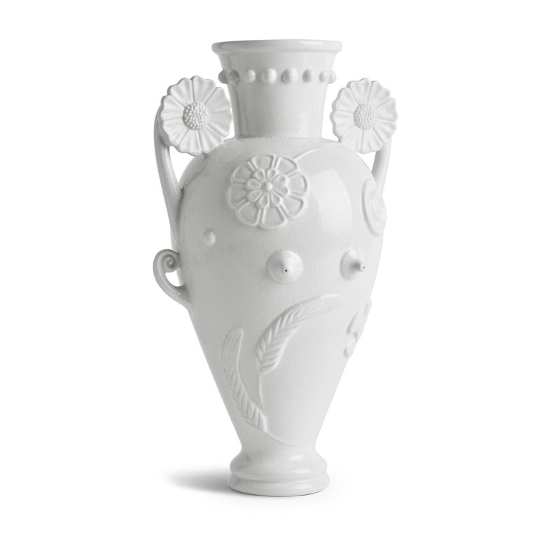 Pantheon Persephone Vase - White, White